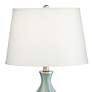 4_Cirrus Art Glass Vase Accent Table Lamp with Table Top Dimmer more views