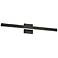 Cisco 37" Wide Matte Black LED Vanity