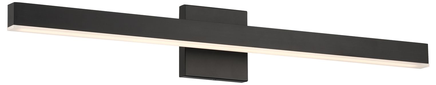 Cisco 48" Wide Matte Black 3CCT LED Vanity