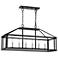 Citadel 36" Wide Earth Black Kitchen Island Light Chandelier