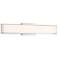 Citi 18" Wide Brushed Steel LED Vanity Bath Light