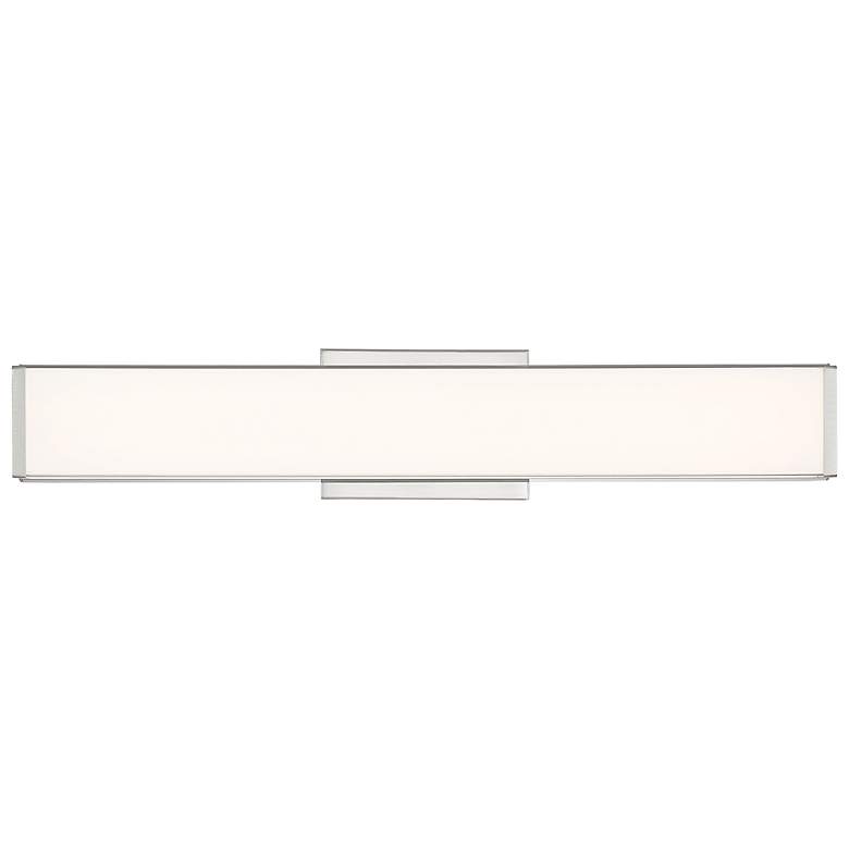 Image 2 Citi 18" Wide Brushed Steel LED Vanity Bath Light more views