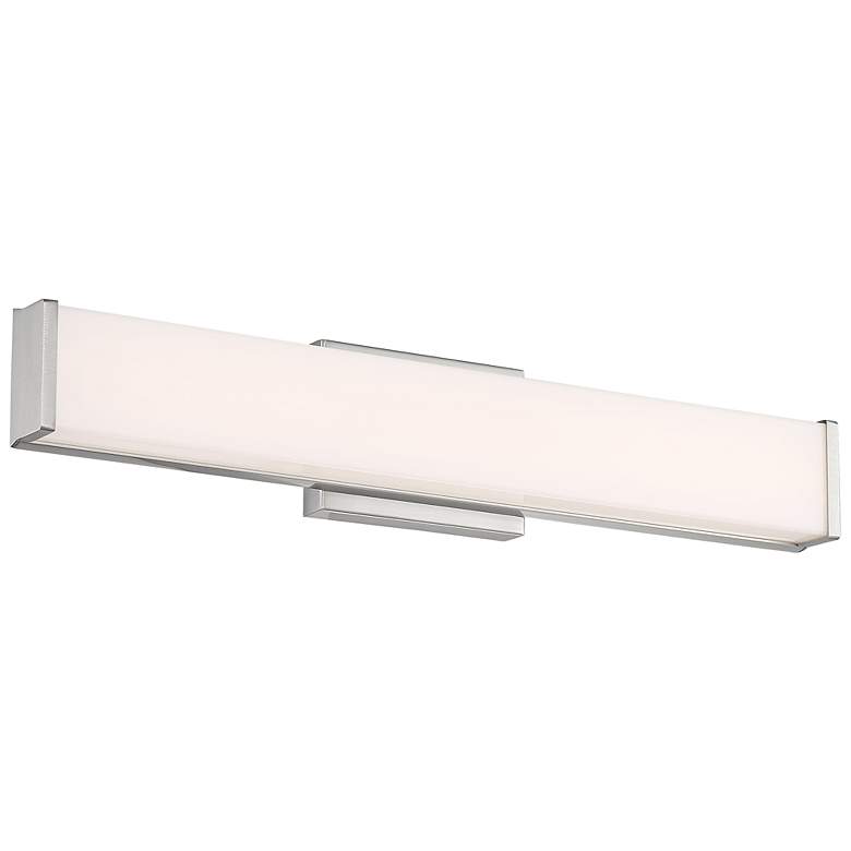Image 4 Citi 18" Wide Brushed Steel LED Vanity Bath Light more views