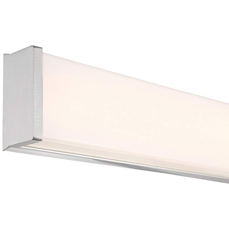 Image 5 Citi 18" Wide Brushed Steel LED Vanity Bath Light more views