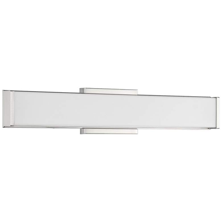 Image 6 Citi 18" Wide Brushed Steel LED Vanity Bath Light more views