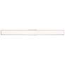 2_Citi 47 1/2" Wide Brushed Steel ADA LED Bath Light more views