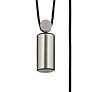 5_Citizen 10" Wide Graphite and Polished Nickel Mini Pendant more views