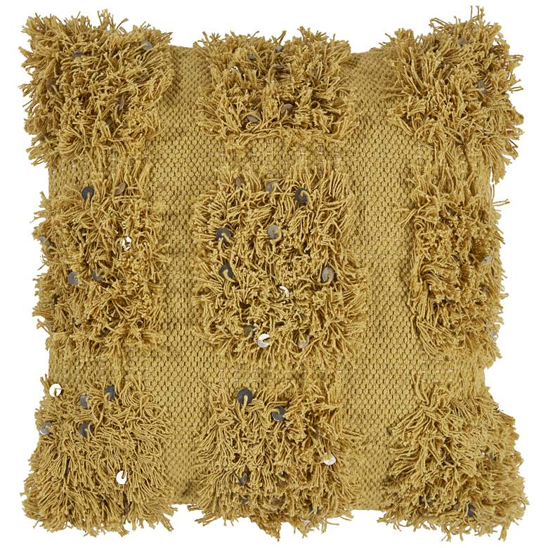 Image 1 Citron Boho 18" Square Throw Pillow