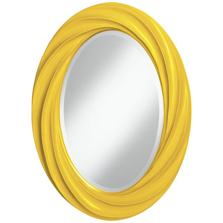Image 1 Citrus 30 inch High Oval Twist Wall Mirror