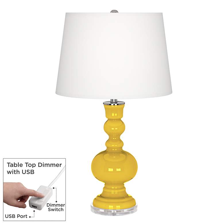 Image 1 Citrus Apothecary Table Lamp with Dimmer