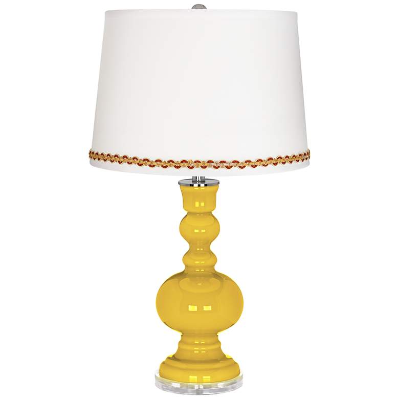 Image 1 Citrus Apothecary Table Lamp with Serpentine Trim