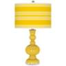 Citrus Bold Stripe Apothecary Table Lamp