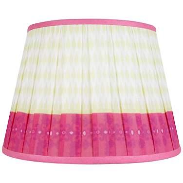 Citrus Coral Print Empire Lamp Shade 13x18x12 (Spider)