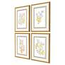5_Citrus Fresh 21" High 4-Piece Framed Wall Art Set more views