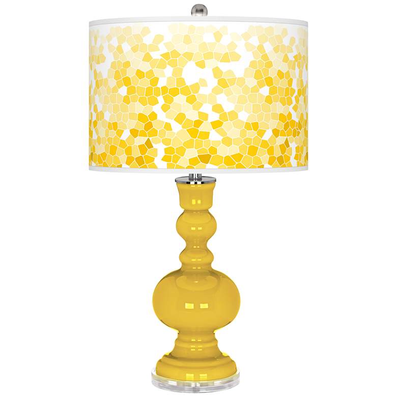 Image 1 Citrus Mosaic Giclee Apothecary Table Lamp