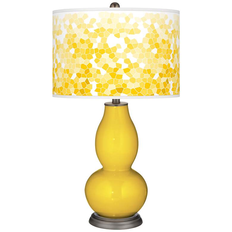 Image 1 Citrus Mosaic Giclee Double Gourd Table Lamp