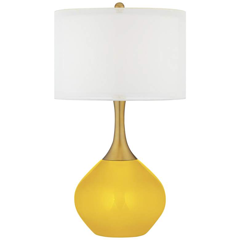Image 1 Citrus Nickki Brass Modern Table Lamp