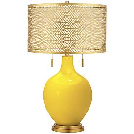 Image1 of Citrus Toby Brass Metal Shade Table Lamp