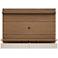 City 2.2 Maple Cream Wood Floating Wall Entertainment Center