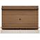City 2.2 Maple Cream Wood Floating Wall Entertainment Center