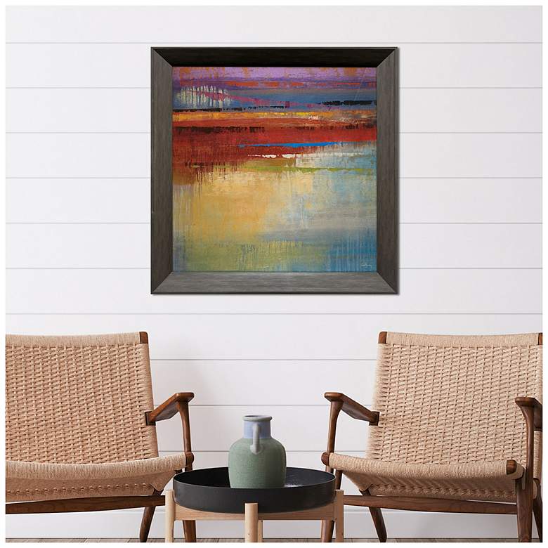 Image 4 City Colors I 28"W x 28"H Contemporary Framed Art more views