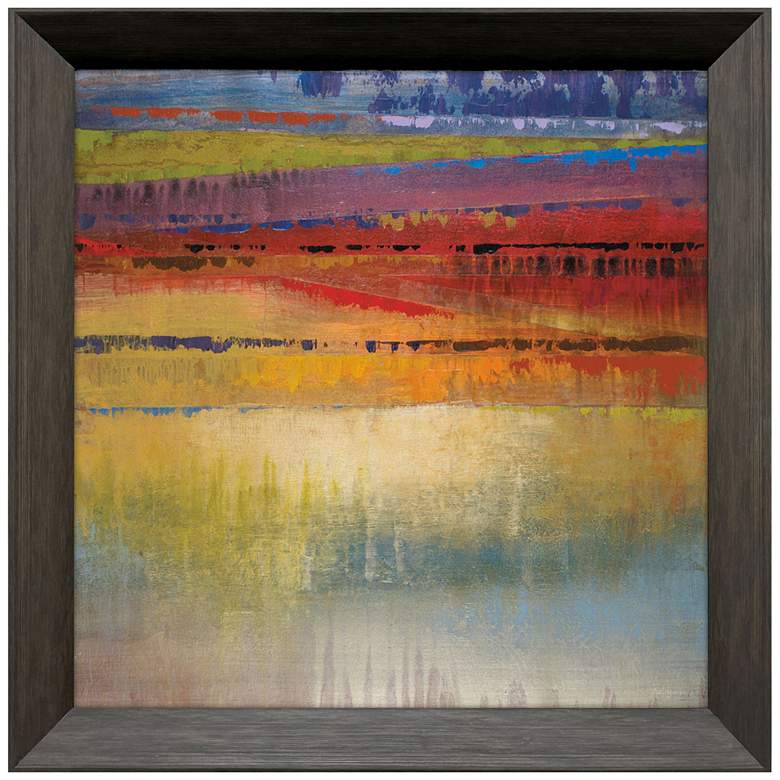 Image 1 City Colors II 28"W x 28"H Contemporary Framed Art