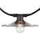 City Metro 48' Copper Shade 24 Clear-Bulb String Light