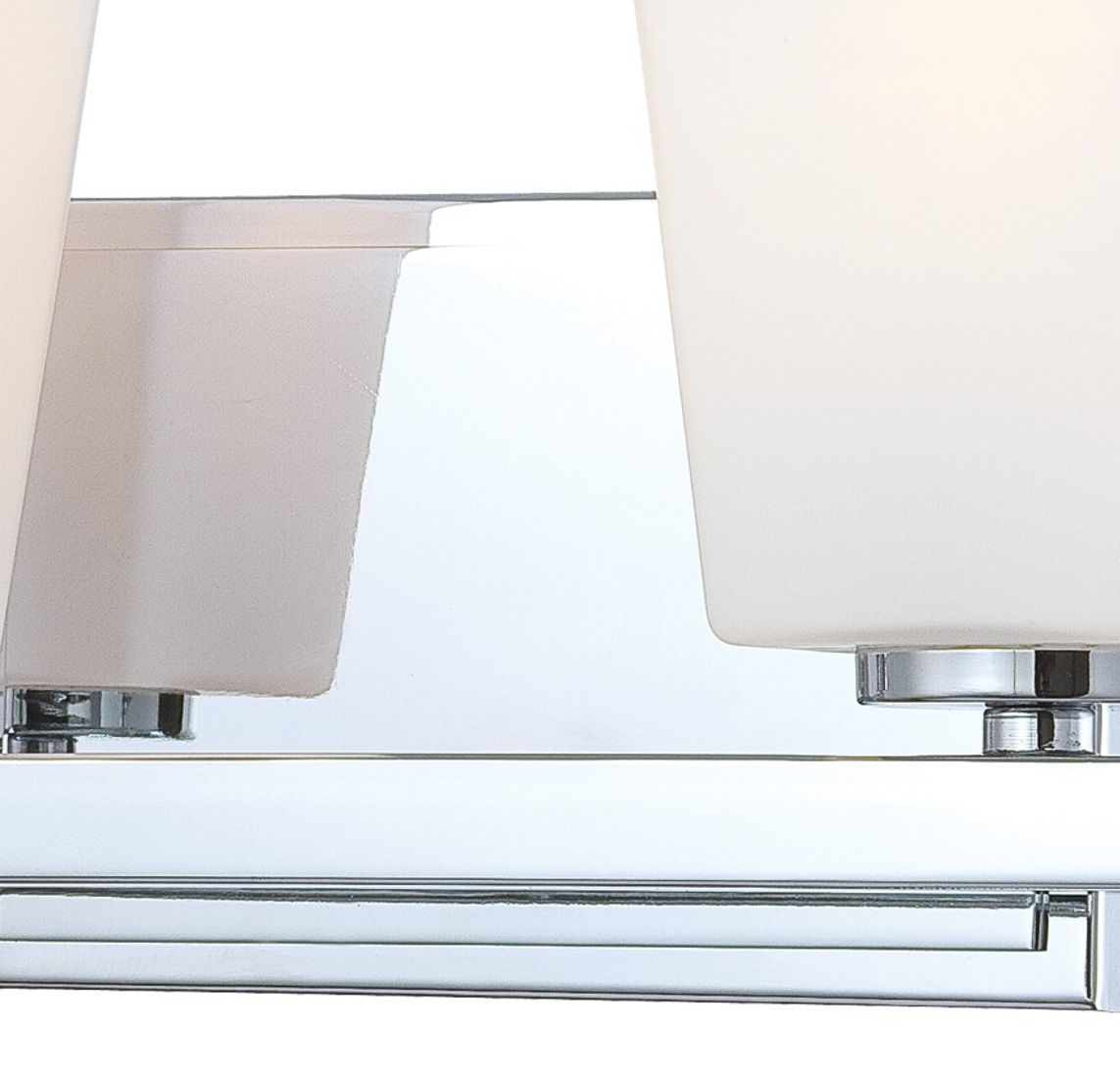 City Square 12 1/4" Wide Chrome 2-Light Bath Light