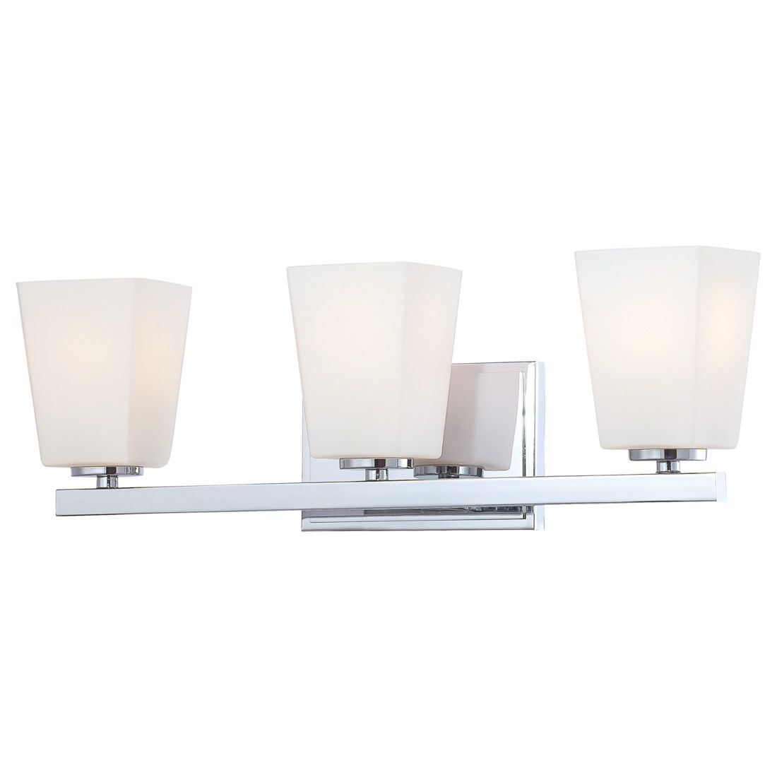 Image 6 City Square 20 3/4" Wide Chrome 3-Light Bath Light more views