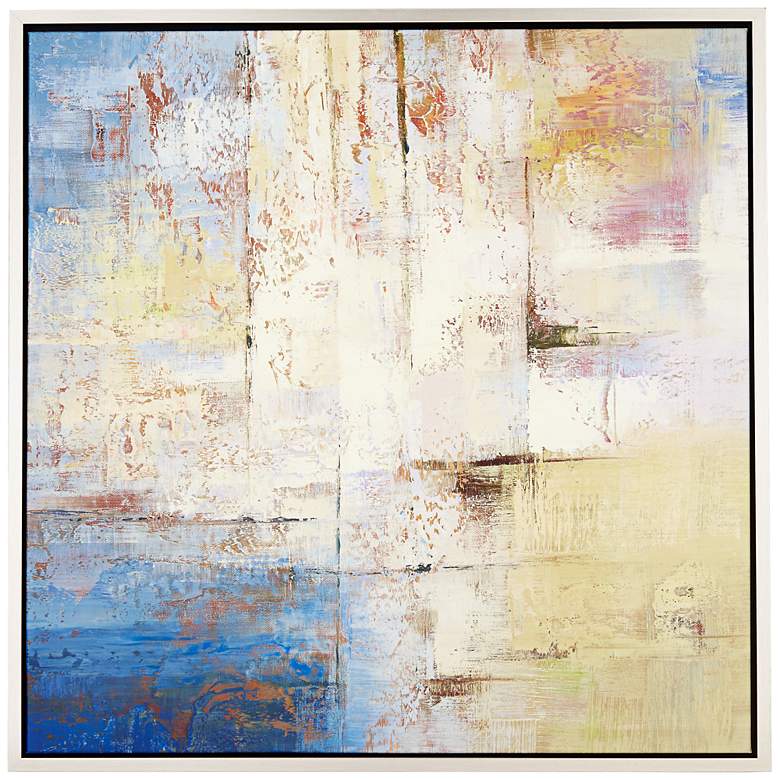 Image 3 City Squared 43" Square Framed Giclee Wall Art