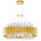 Cityscape 18 Light Chandelier With Satin Gold Finish
