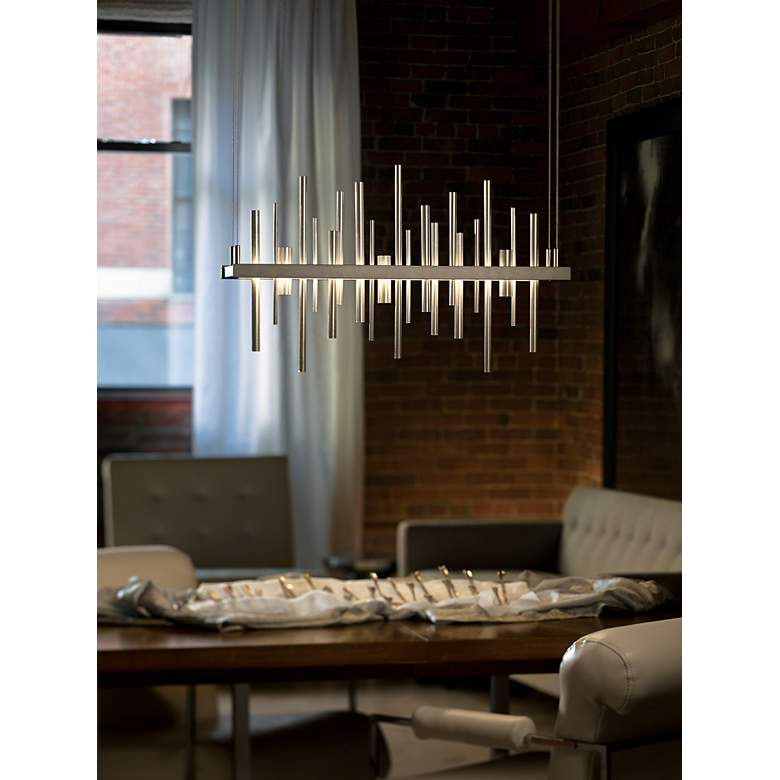 Image 5 Cityscape 25 1/2"W Steel LED Kitchen Island Light Pendant more views