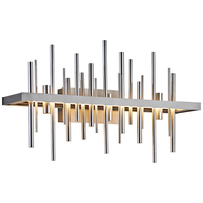 Image 1 Cityscape 26" Wide Burnished Steel LED Bath Light