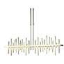 Cityscape 51.9" Modern Brass Long LED Pendant