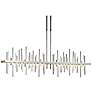 2_Cityscape 51.9" Wide Large Dark Smoke And Vintage Platinum LED Pendant