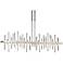Cityscape 51.9" Wide Large Dark Smoke And Vintage Platinum LED Pendant