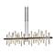 Cityscape 51.9" Wide Large Dark Smoke LED Pendant With Soft Gold