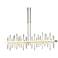 Cityscape 51.9" Wide Large Modern Brass LED Pendant With Modern Brass