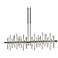 Cityscape 51.9"W Large Natural Iron And Vintage Platinum LED Pendant