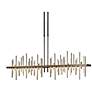 Cityscape Bronze Large LED Pendant With Soft Gold Accents
