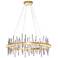 Cityscape Circular LED Pendant - Sterling - Platinum Accents - Standard