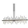 Cityscape Large LED Pendant - Smoke - Sterling Accents - Standard Height