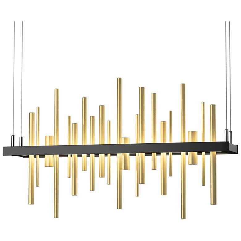 Image 1 Cityscape LED Pendant - Black - Modern Brass