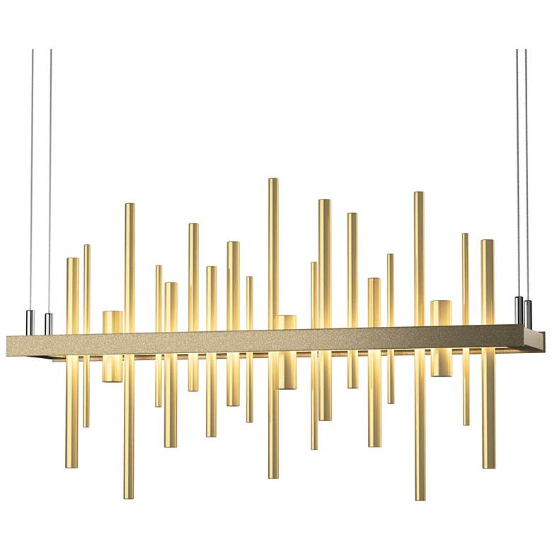 Image 1 Cityscape LED Pendant - Gold - Modern Brass