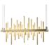 Cityscape LED Pendant - Gold - Modern Brass