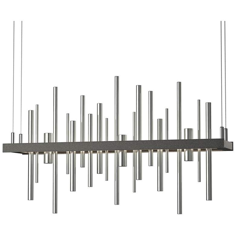 Image 1 Cityscape LED Pendant - Iron - Sterling