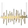 Cityscape LED Pendant - Modern Brass - Gold