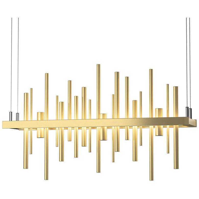 Image 1 Cityscape LED Pendant - Modern Brass - Modern Brass