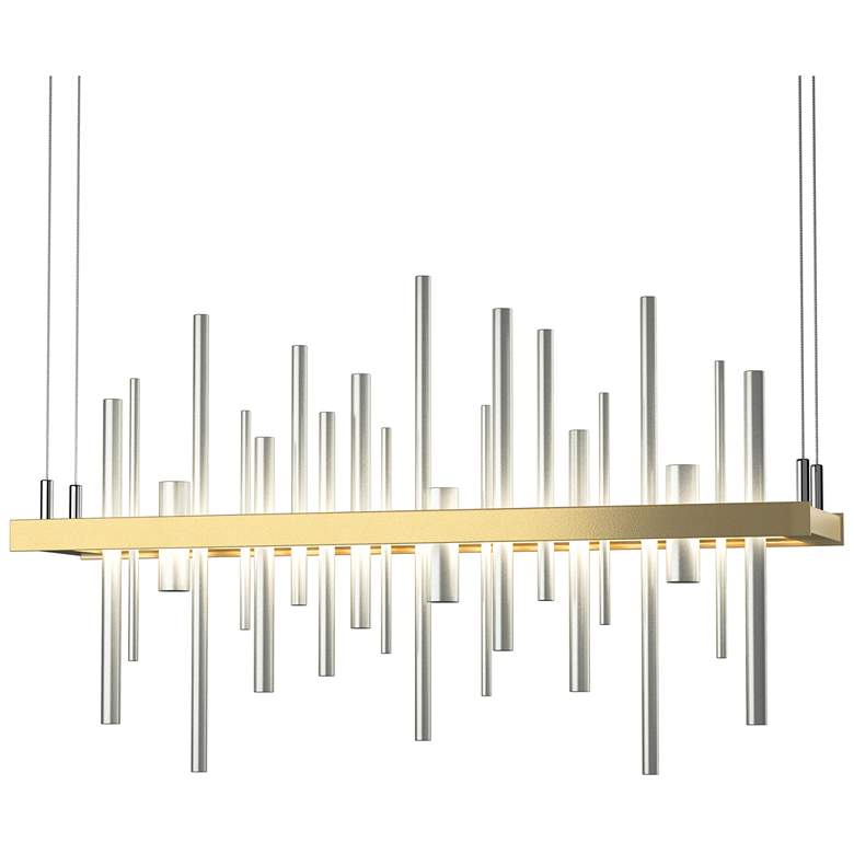 Image 1 Cityscape LED Pendant - Modern Brass - Platinum