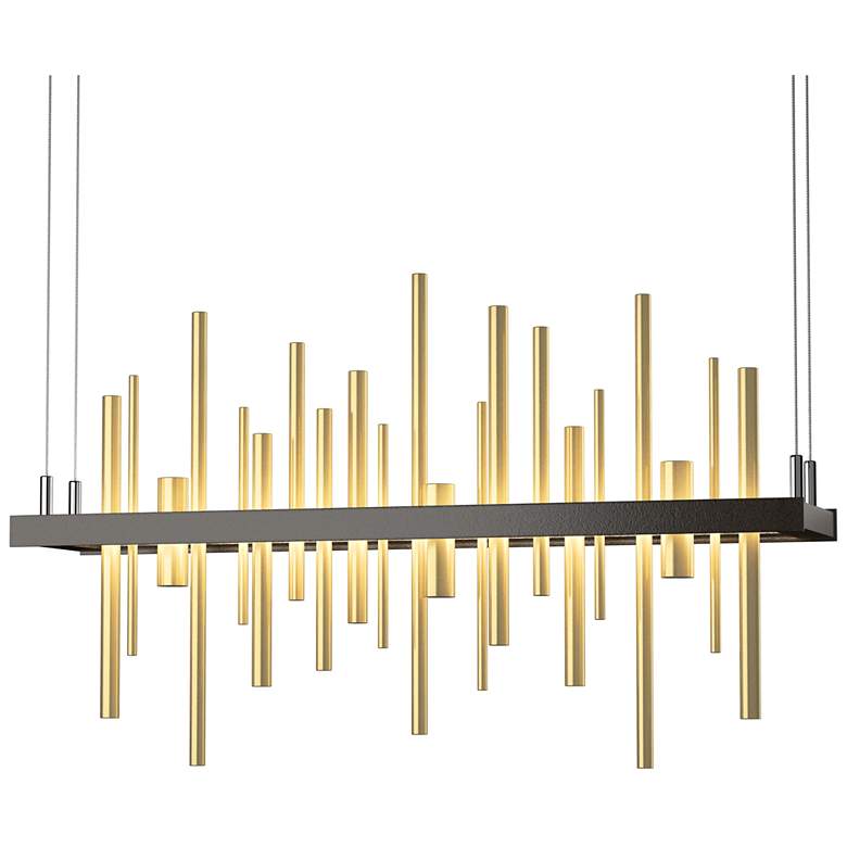 Image 1 Cityscape LED Pendant - Oil Rubbed Bronze - Modern Brass